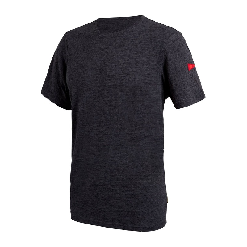 Florence Marine X Airtex Short Sleeve T Shirt Heather Charcoal