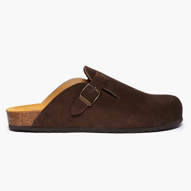 Plakton Afelpado Sandal Dark Brown