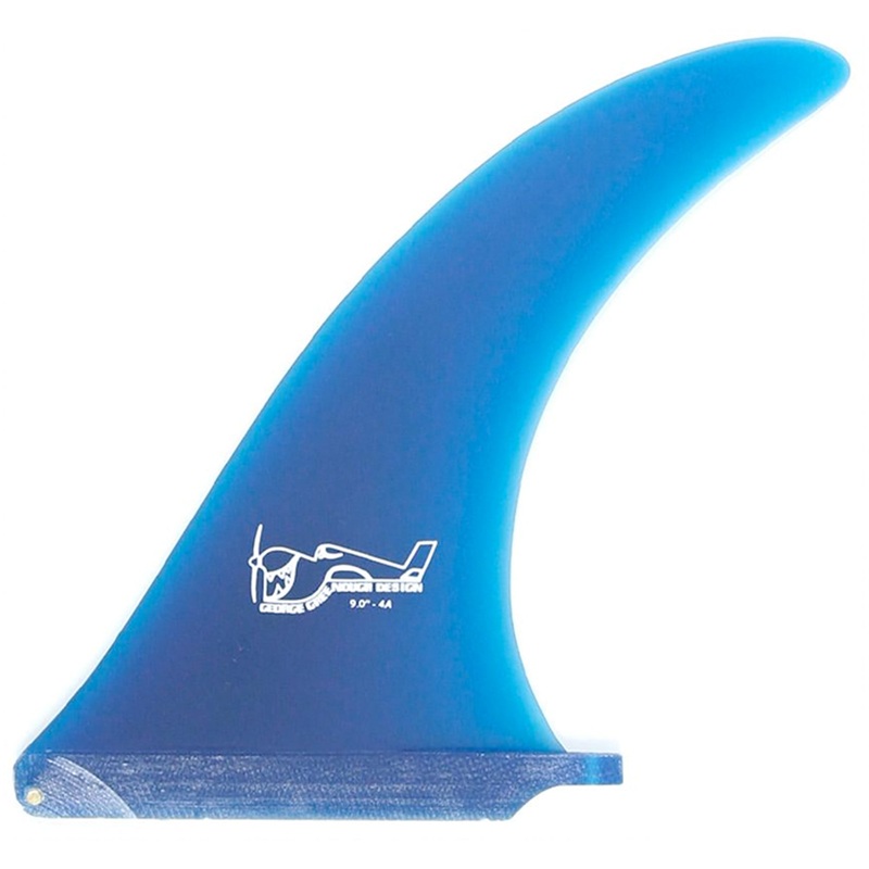 True Ames Greenough 4-A Longboard Fin – 9″/Blue