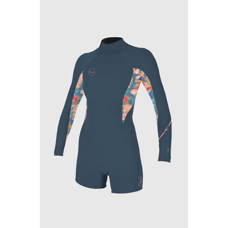 O’Neill Womens Bahia 2/1 Back Zip L/S Spring Suit
