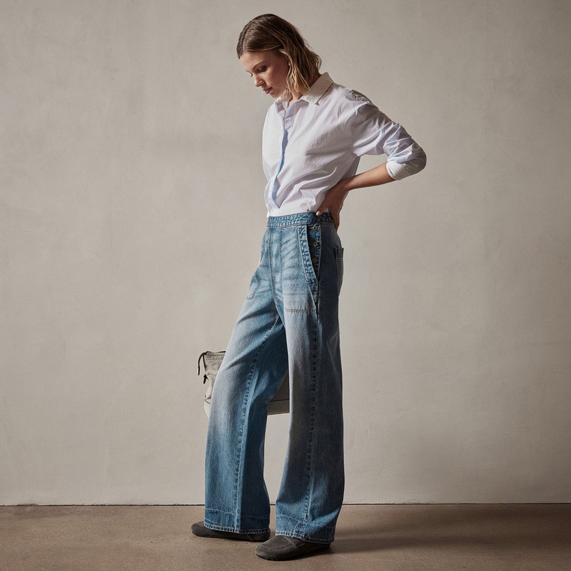 Contrast Striped Shirt – Light Blue Stripe