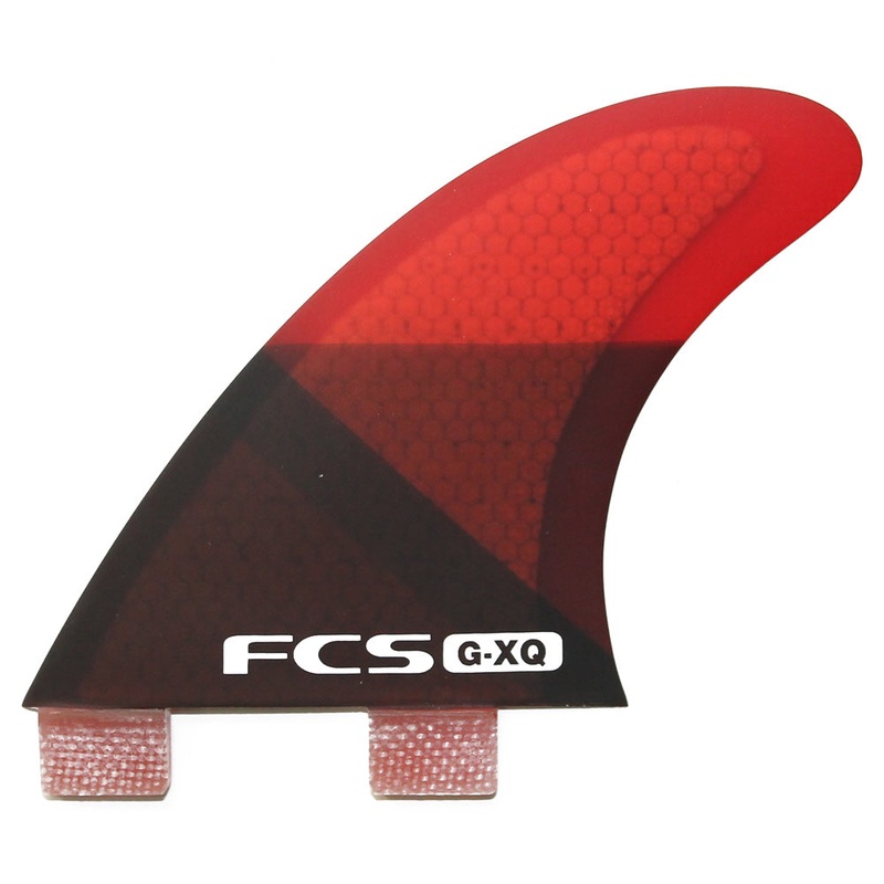 FCS G-XQ Quad Rear Fins Medium – Red Slice