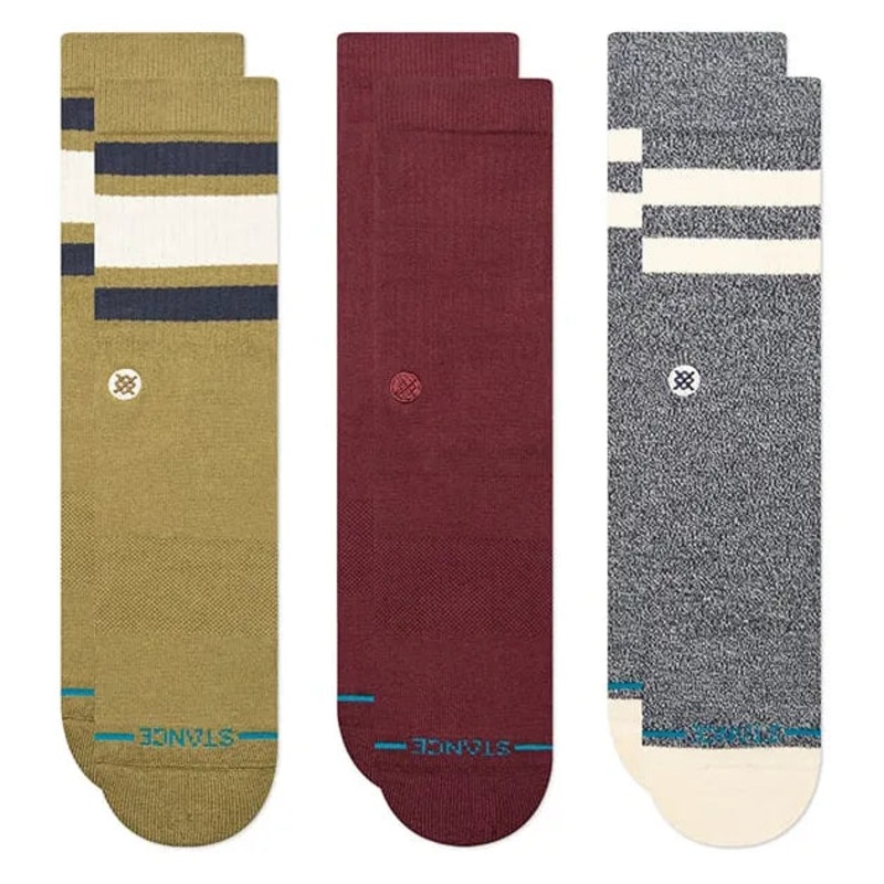 Stance Socks Icon Mixed 3 Pack Socks – Chive