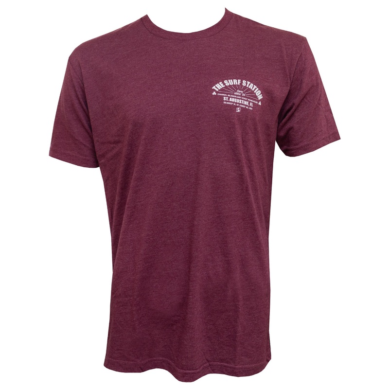 Surf Station Core Since 84 Men’s T-Shirt – Maroon