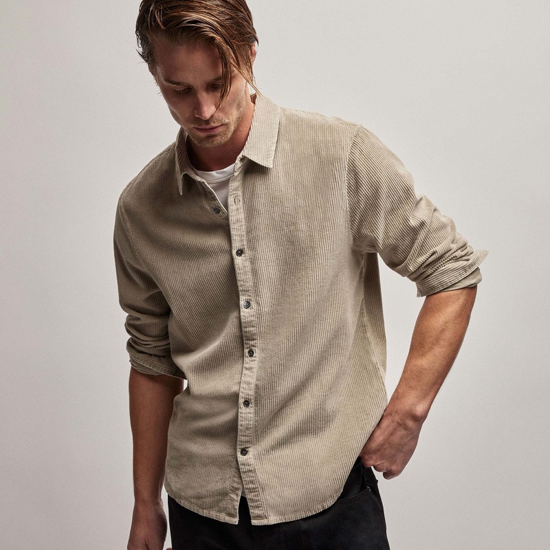 Corduroy Shirt – Toast Pigment