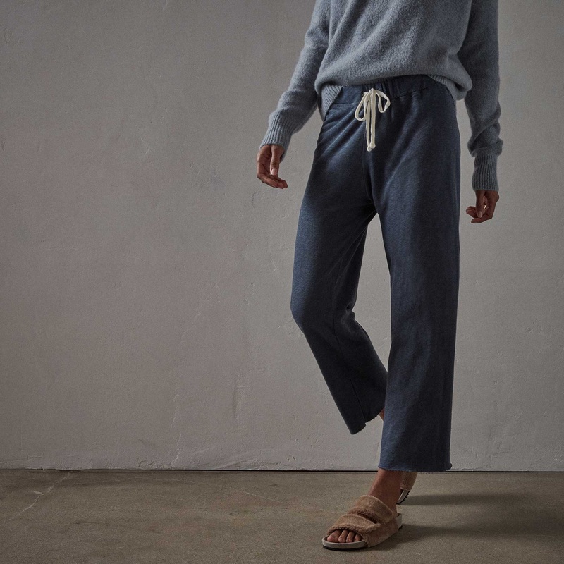 Vintage French Terry Cutoff Sweatpant – Deep Pigment