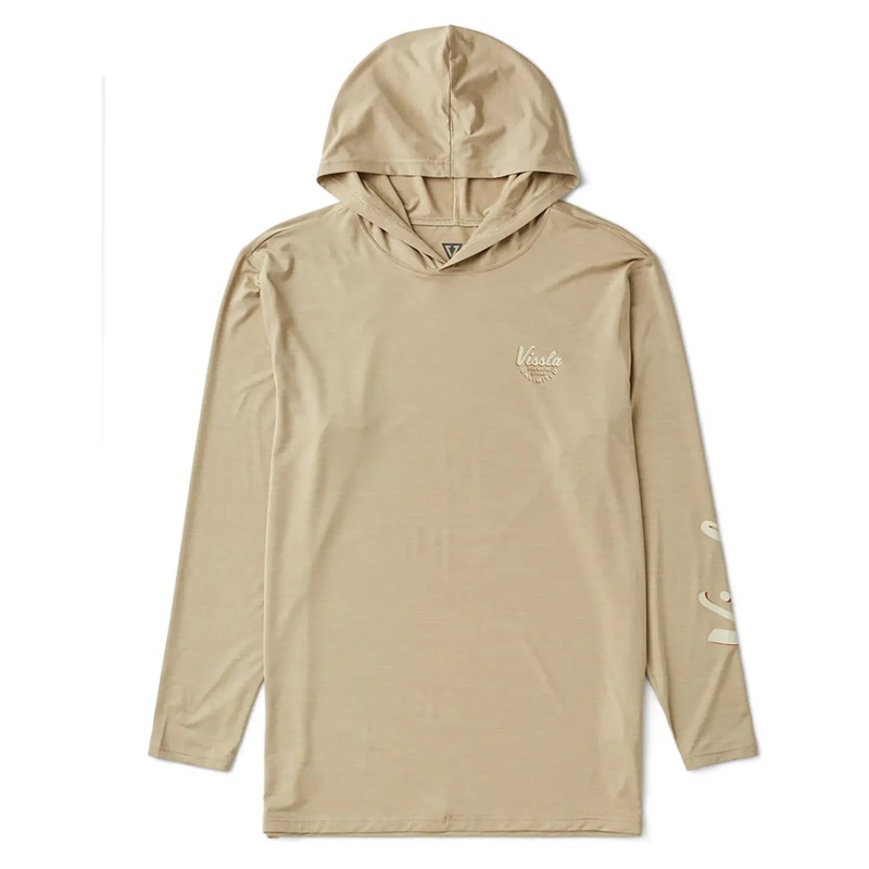 Vissla Twisted Eco Hooded Long Sleeved Sun Shirt – Sand