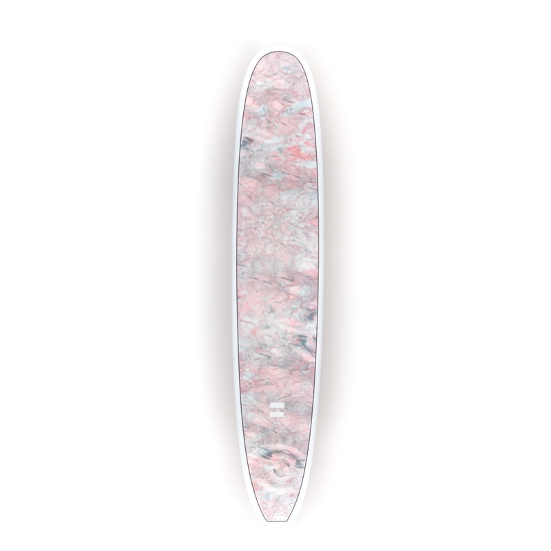 Indio Surfboards – LOG MACHINE Swirl Effect Grey – Endurance Epoxy 9’0 x 22 1/4 x 3 – 67,9L