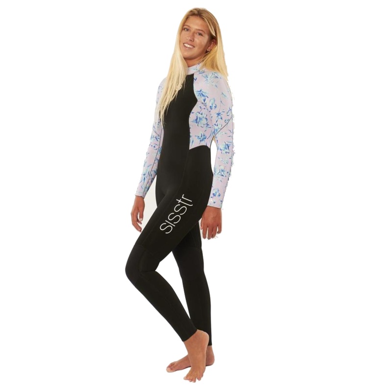 Sisstrevolution Summer Seas 3/2 Back Zip Steamer Orchid