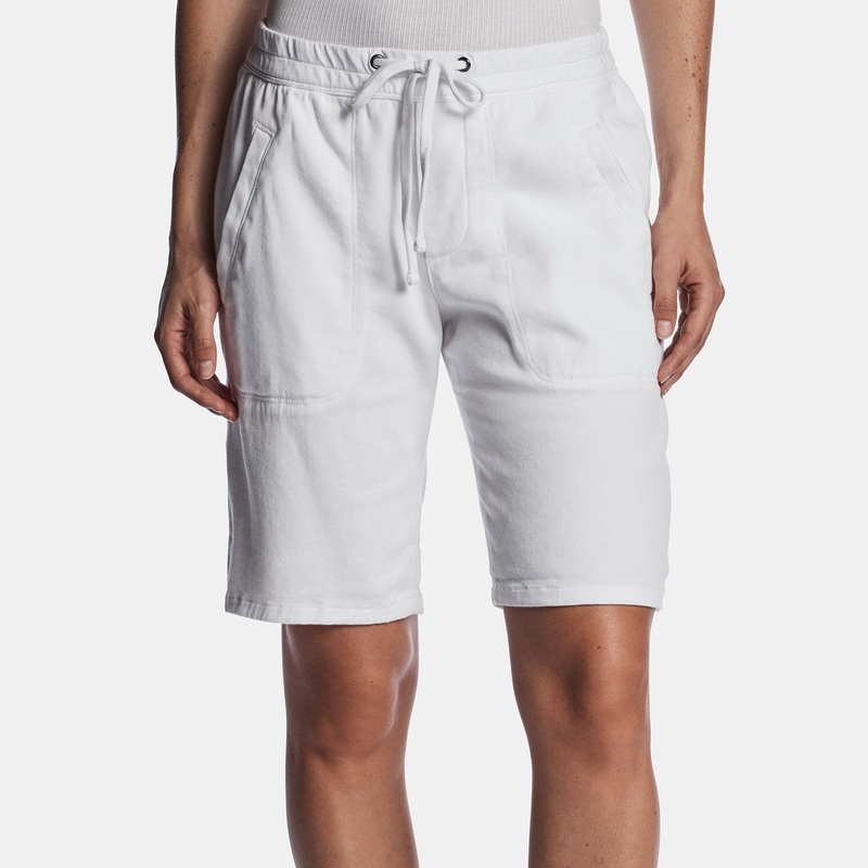 Soft Drape Utility Short – White
