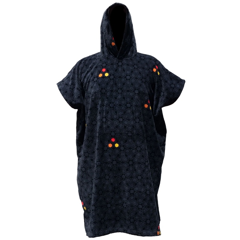Channel Islands Matrix Hex Changing Towel – Black
