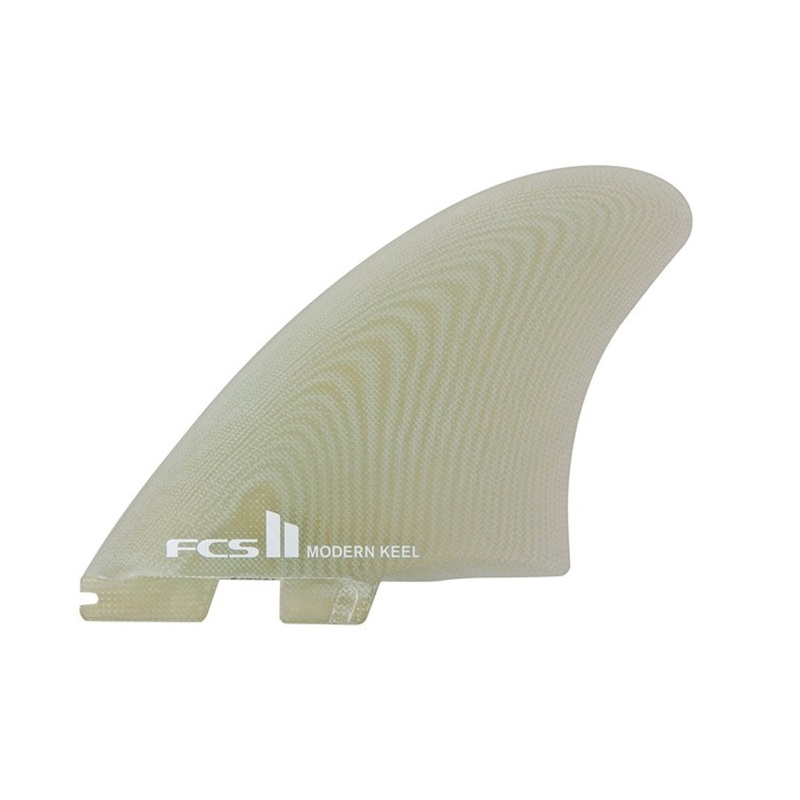 FCS II Modern Keel PG Clear Twin Fin Set