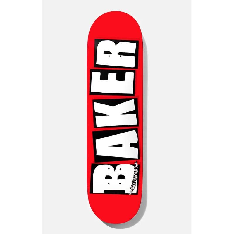 Baker – Brand Logo White/Red 8.25