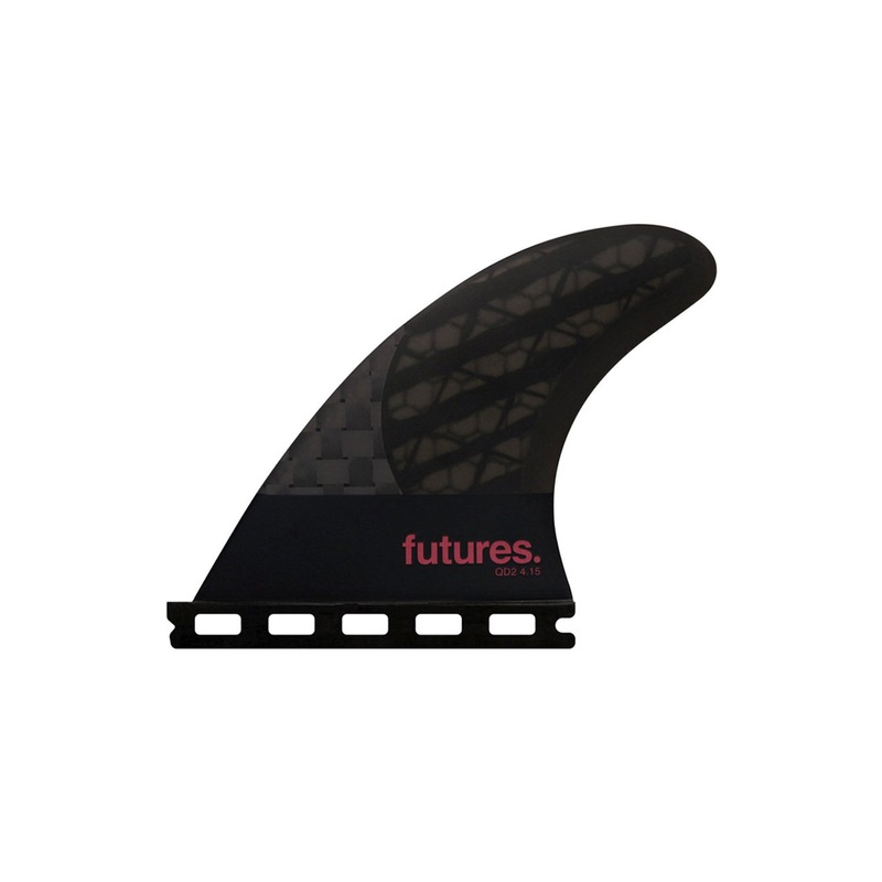 Futures Fins QD2 4.15 Blackstix Quad Rears