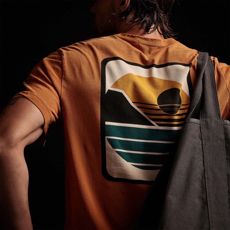Malibu Shoreline Graphic Crew – Citrine Pigment