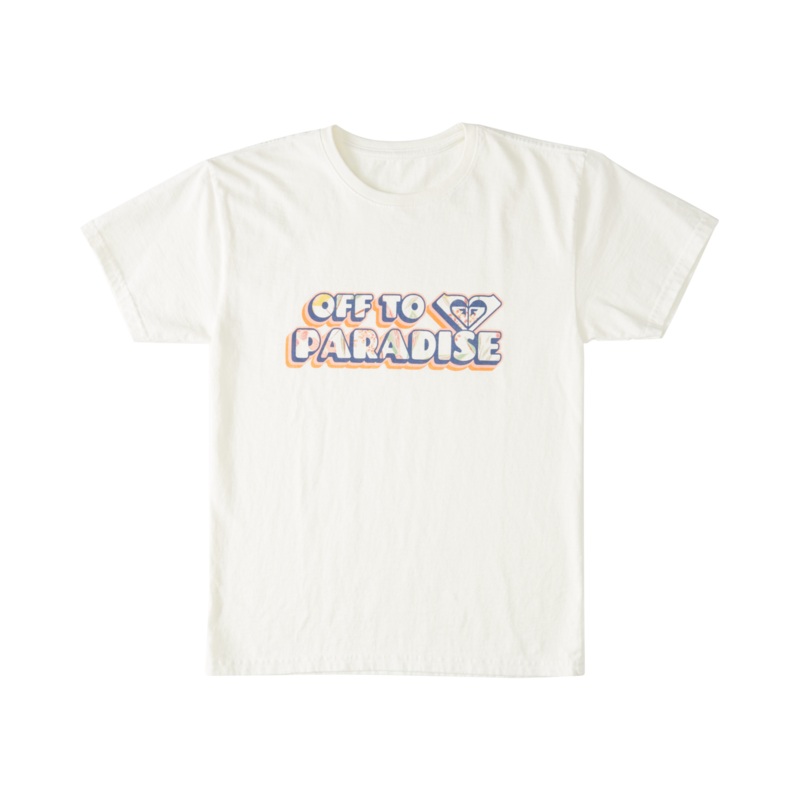 Roxy Off To Paradise Tee-Snow White