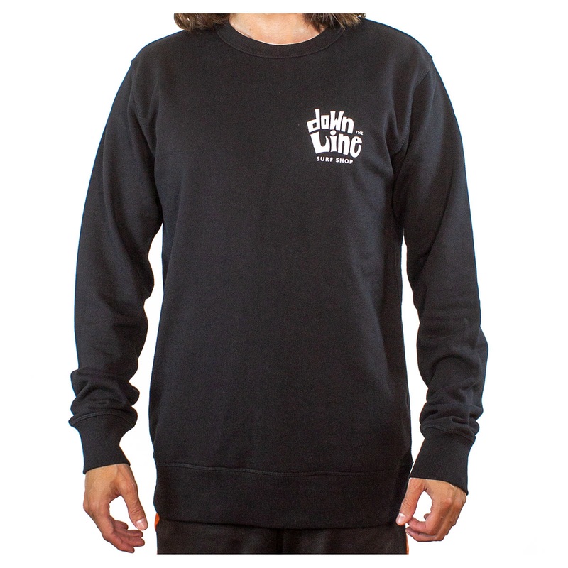 DTL Surf Co. Crew Sweatshirt – Black
