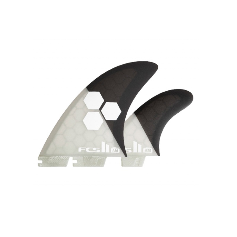 FCS II Channel Islands AM Performance Core 2+1 Surfboard Fins – X-Large/White