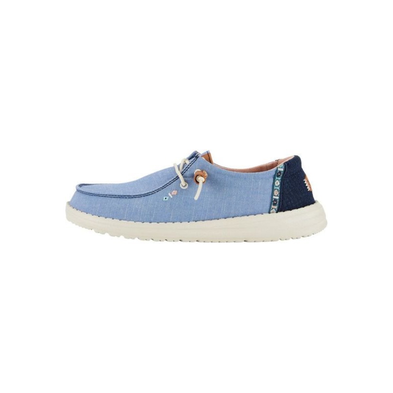 Hey Dude Wendy Chambray Boho Blue