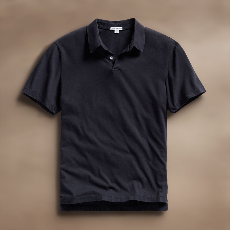 Sueded Jersey Polo – Deep