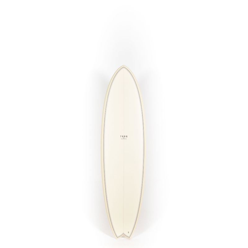 Torq Surfboards – MODFISH – Classic Cream –  6’10” x 21 3/4 x 2 3/4 – 46L