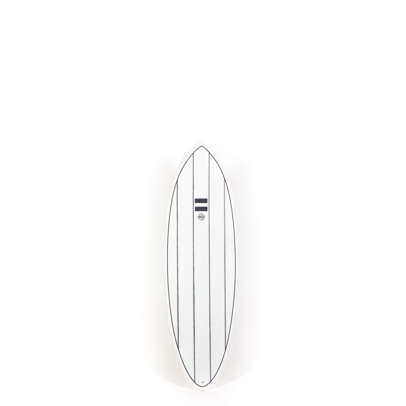 Indio Surfboards – RACER Stripes FCS II – 5’8″ x 20 3/4 x 2 7/16 – 33L