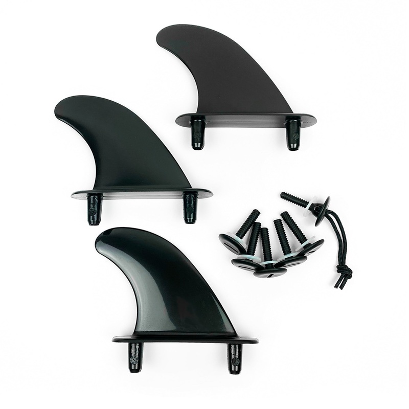 Storm Blade Standard Bolt Through Soft Surfboard Fins – 4.5″/Black