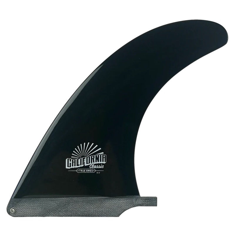 True Ames California Classic Longboard Fin – 6.5″/Black
