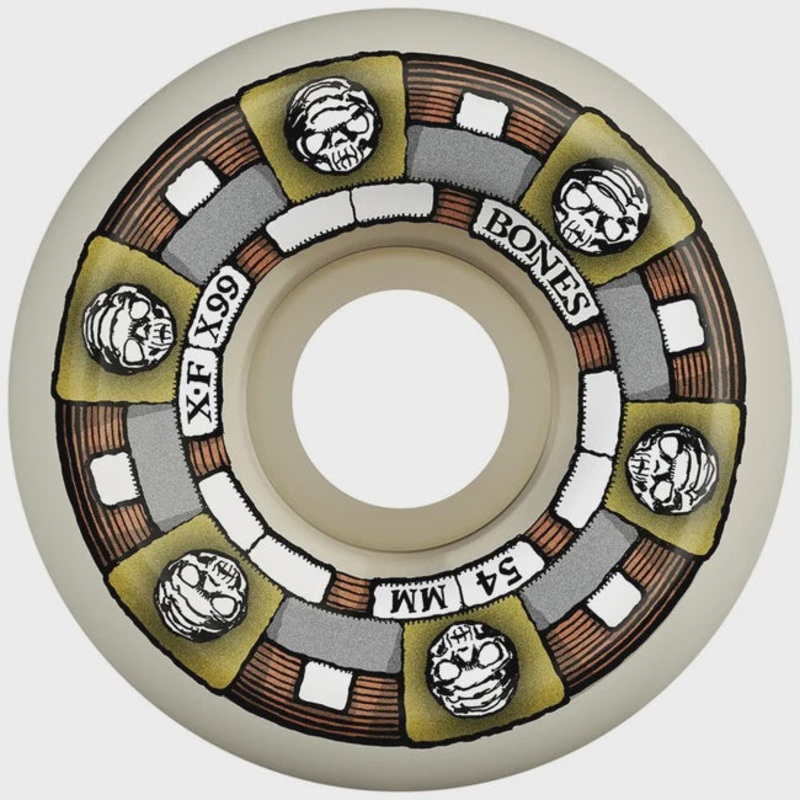 BONES WHEELS – X-FORMULA SKATEBOARD WHEELS TIMELESS MACHINE 56MM V5 SIDECUT 99A
