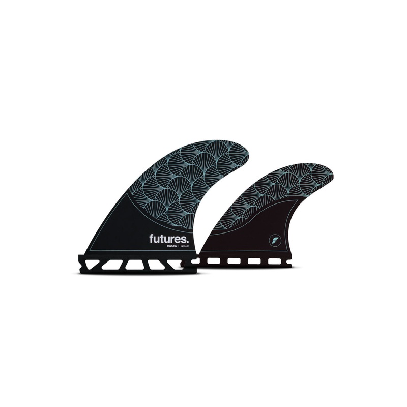 Futures Fins Rasta HC Quad Fin Set