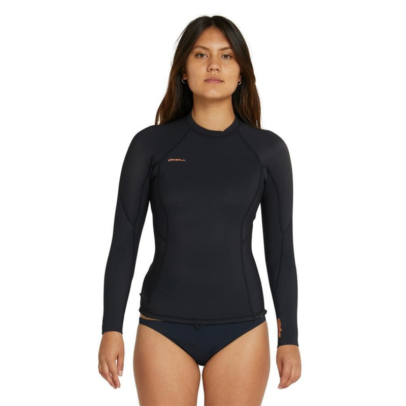 O’NEILL WMNS HYPERFREAK JACKET 1.5MM LS CREW 2024 – BLACK