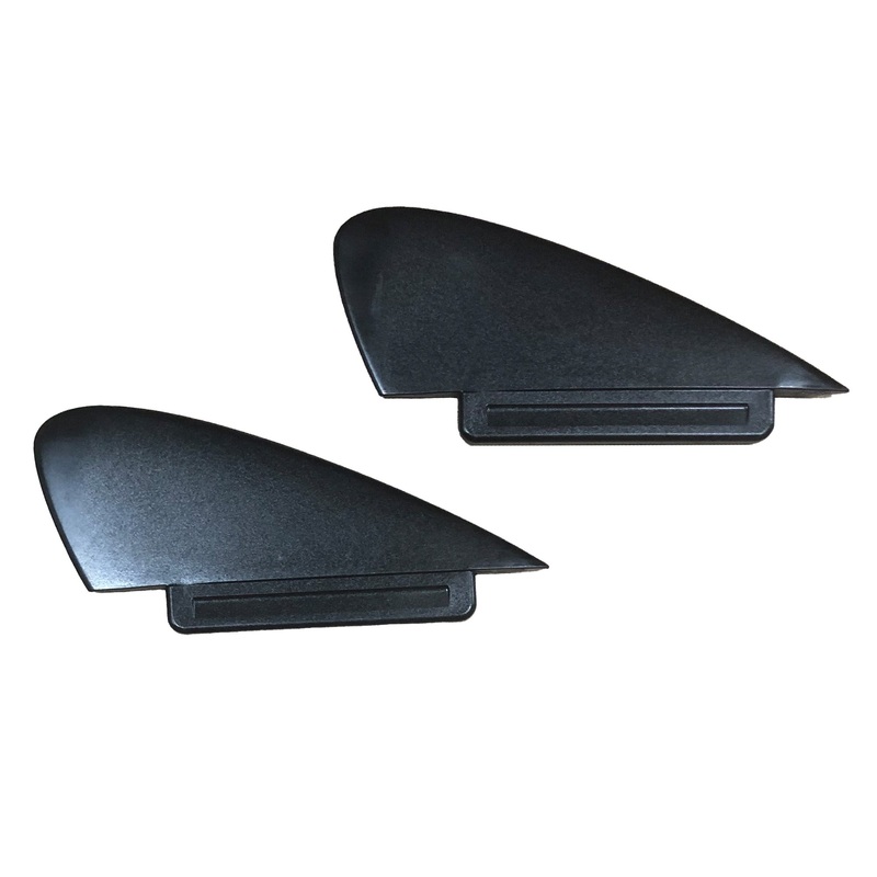 Storm Blade 2″ Bonzer Slot Box Soft Surfboard Twin Fin Set – Black