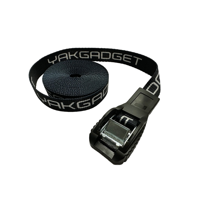 YakGadget LockDown Cam Tie Down Strap 15′ (Single)
