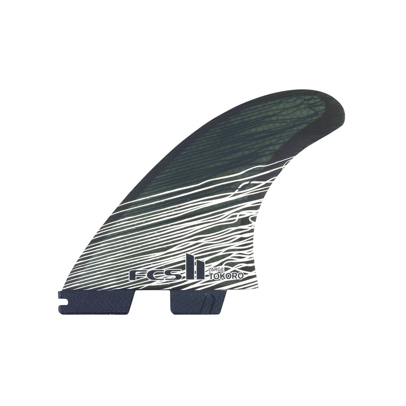 FCS II Tokoro Performance Core Tri Surfboard Fins – Medium/Black
