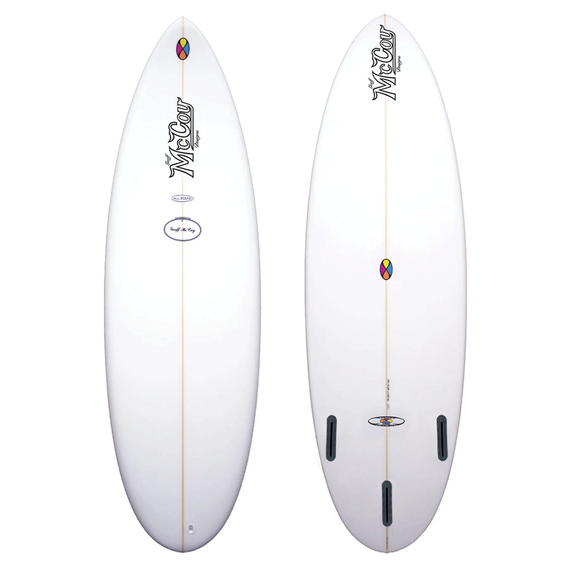 MCCOY ALL ROUND NUGGET 8’0″ XF 68L FUTURES – CLEAR