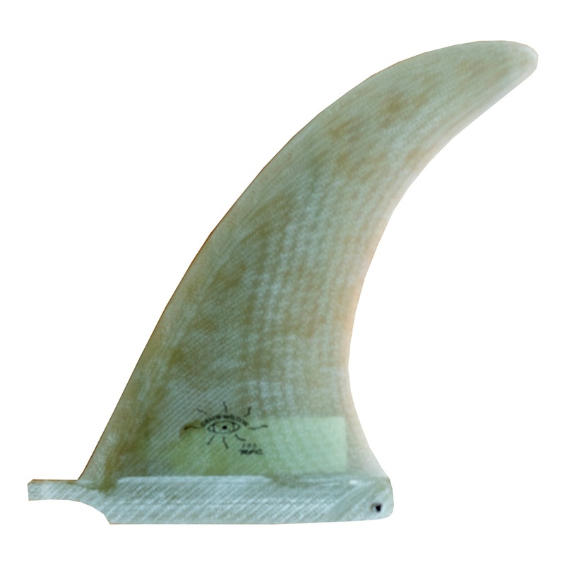 Rainbow Fin Co. Saxon Wilson Flex Longboard Fin – 7.5″/Clear