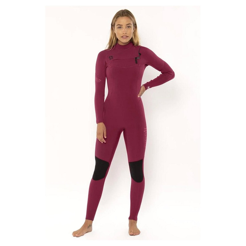 Sisstrevolution 7 Seas 5/4mm Chest Zip Wetsuit – Wine