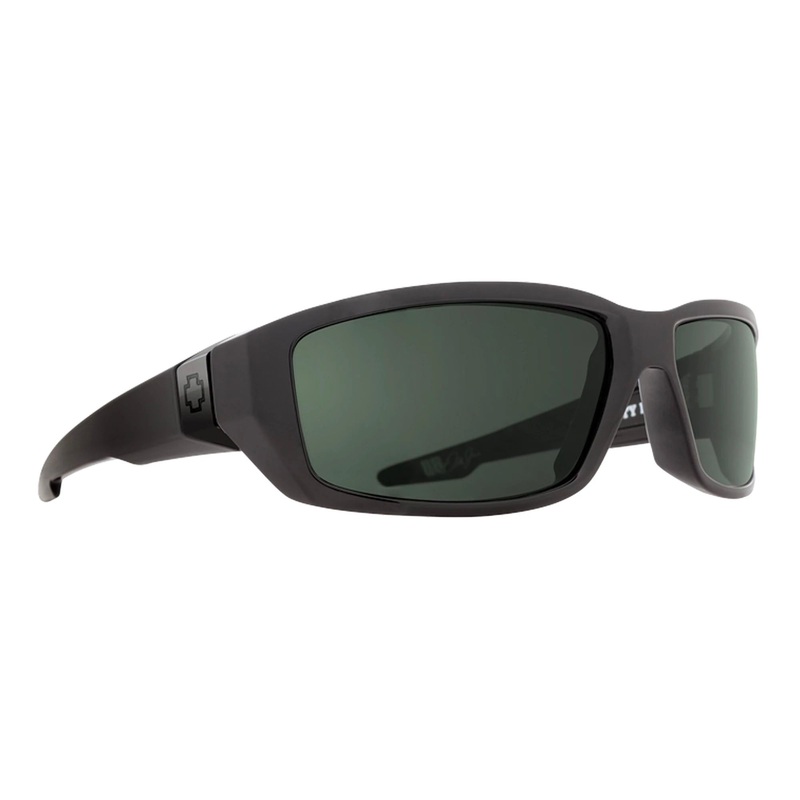 Spy Dirty Mo Men’s Polarized Sunglasses – Matte Black/Happy Gray Green Polarized