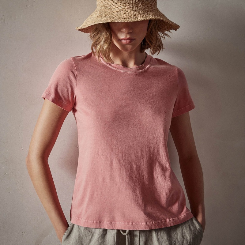 Vintage Little Boy Tee – Flamingo Pigment
