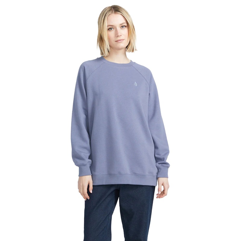 Volcom Stone Magic Boyfriend Fit Women’s L/S Sweater – Denim