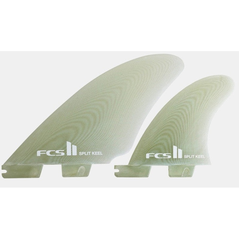 FCS II Performance Glass Split Keel Quad Fins
