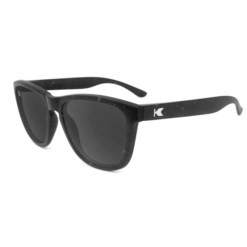 Knockaround Premiums Men’s Sunglasses – Black/Smoke Polarized