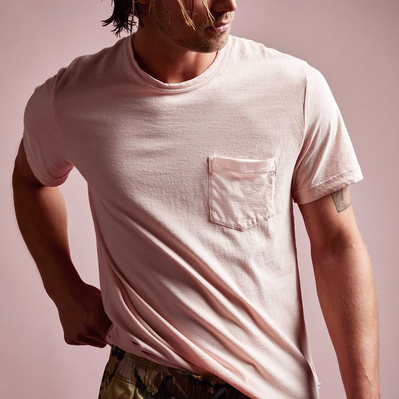 Lightweight Jersey Pocket Tee – Nougat Pigment