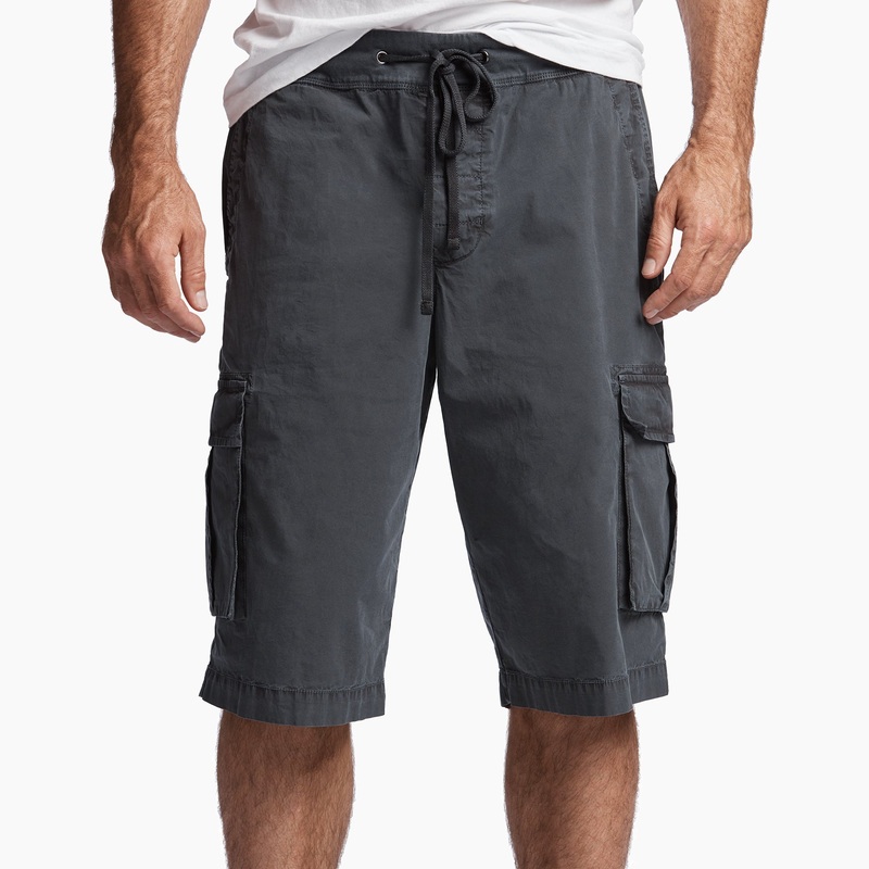 Stretch Poplin Cargo Short – Squid Pigment