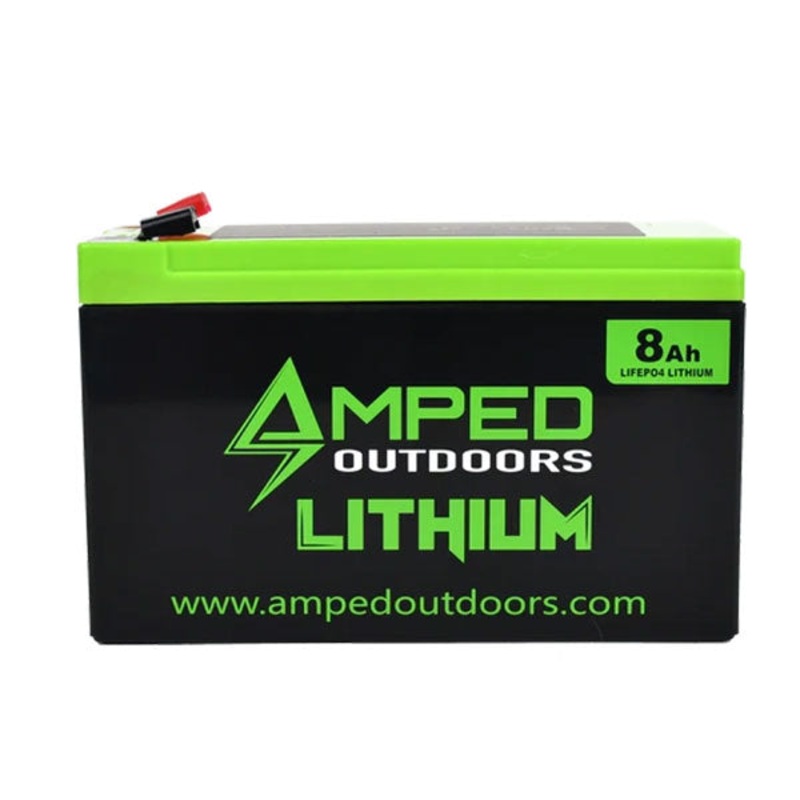Amped Outdoors 12V 8AH LiFePO4 Lithium Battery