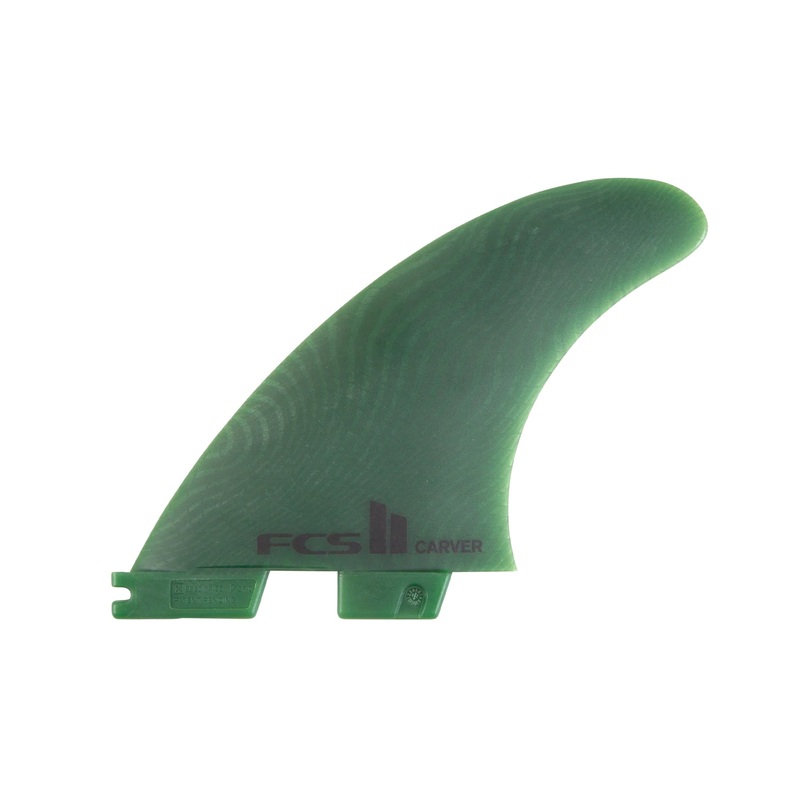 FCS II Carver Neo Glass 5-Fin Surfboard Fins – Large/Sage