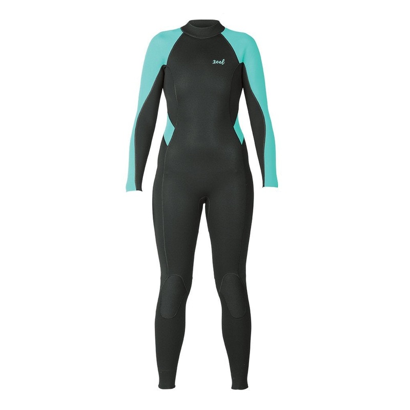 XCEL WMNS AXIS FLATLOCK 3/2MM BZ BLACK/PISTACHIO