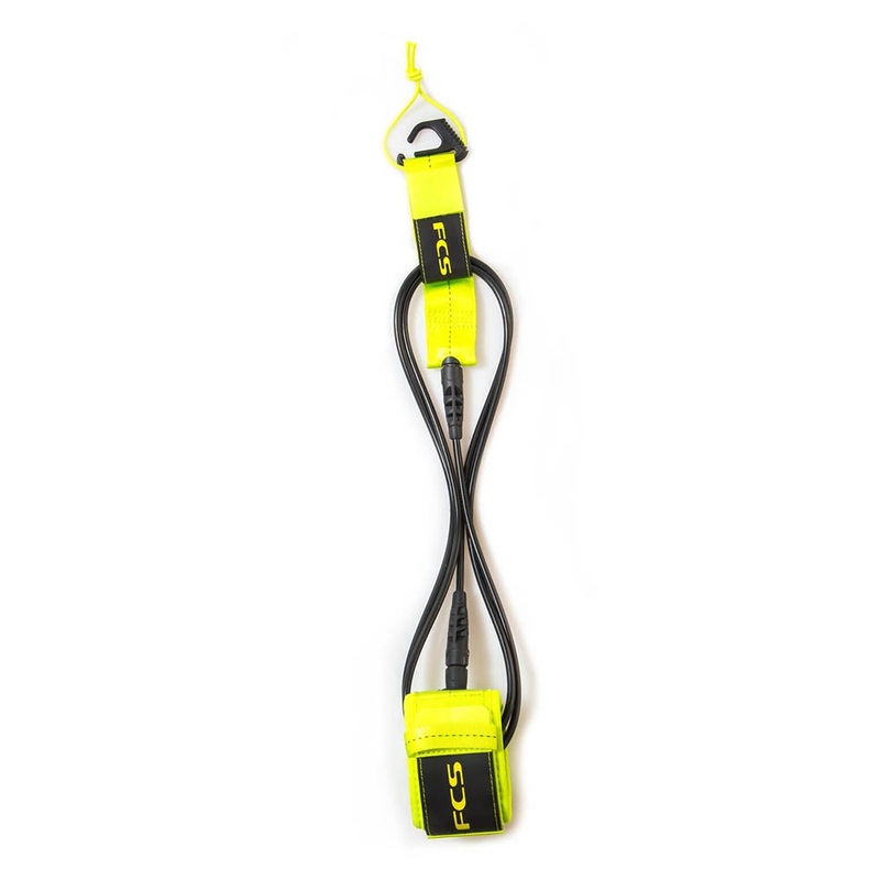 FCS 6ft Regular Leash – Fluro Green