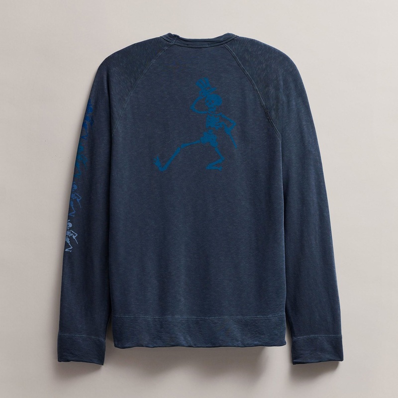 Men’s Grateful Dead Dancing Skeleton Sweatshirt – Deep Pigment