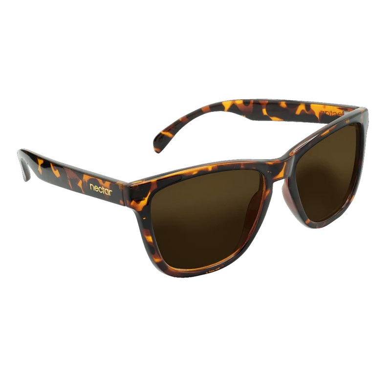 Nectar Chucktown Men’s Sunglasses – Brown Tortoise/Amber Polarized